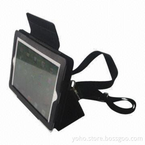 Flip Leather Case with Rope for New iPad with Stand Function